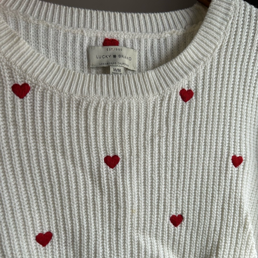 Lucky Brand Cream Knit sweater